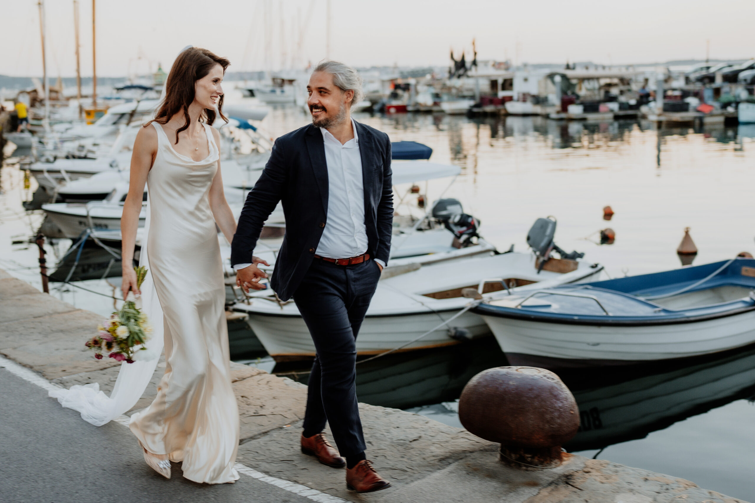 seaside wedding Photography in Piran Slovenia
