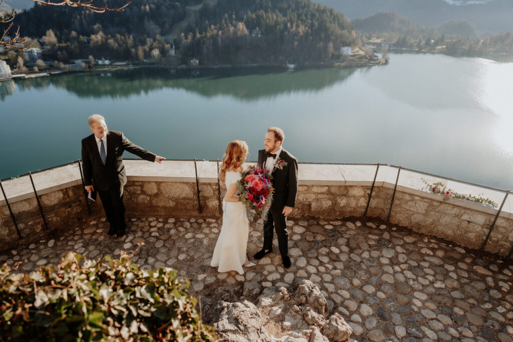 winter wedding in bled