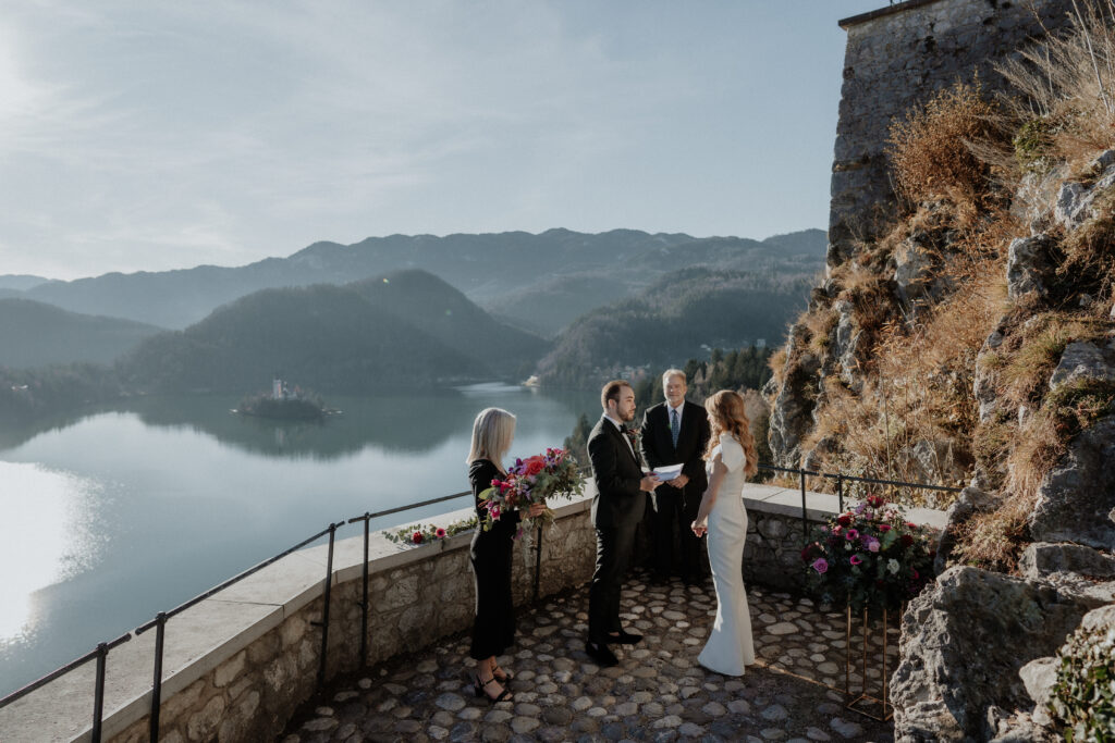winter wedding in bled