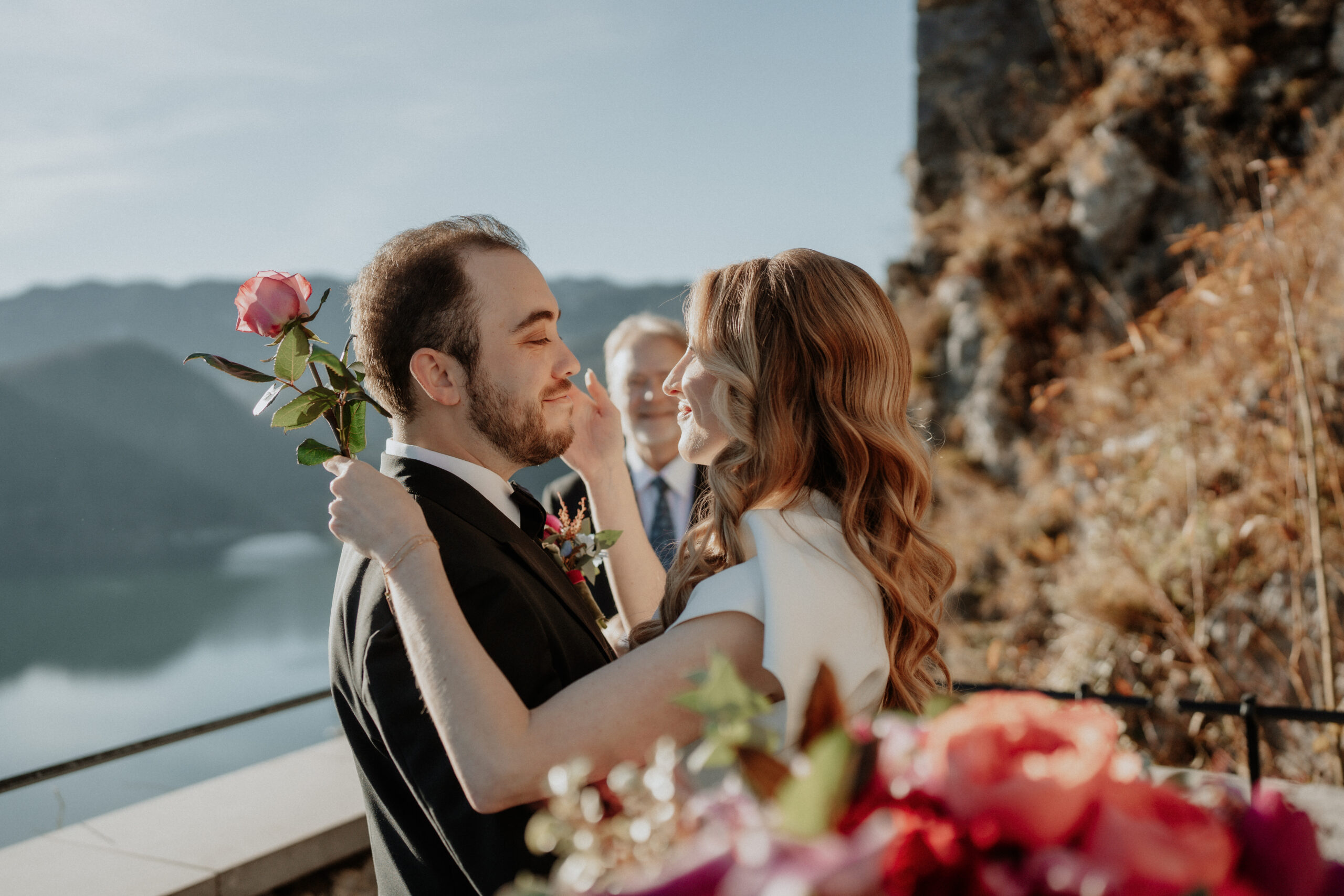 winter wedding in bled