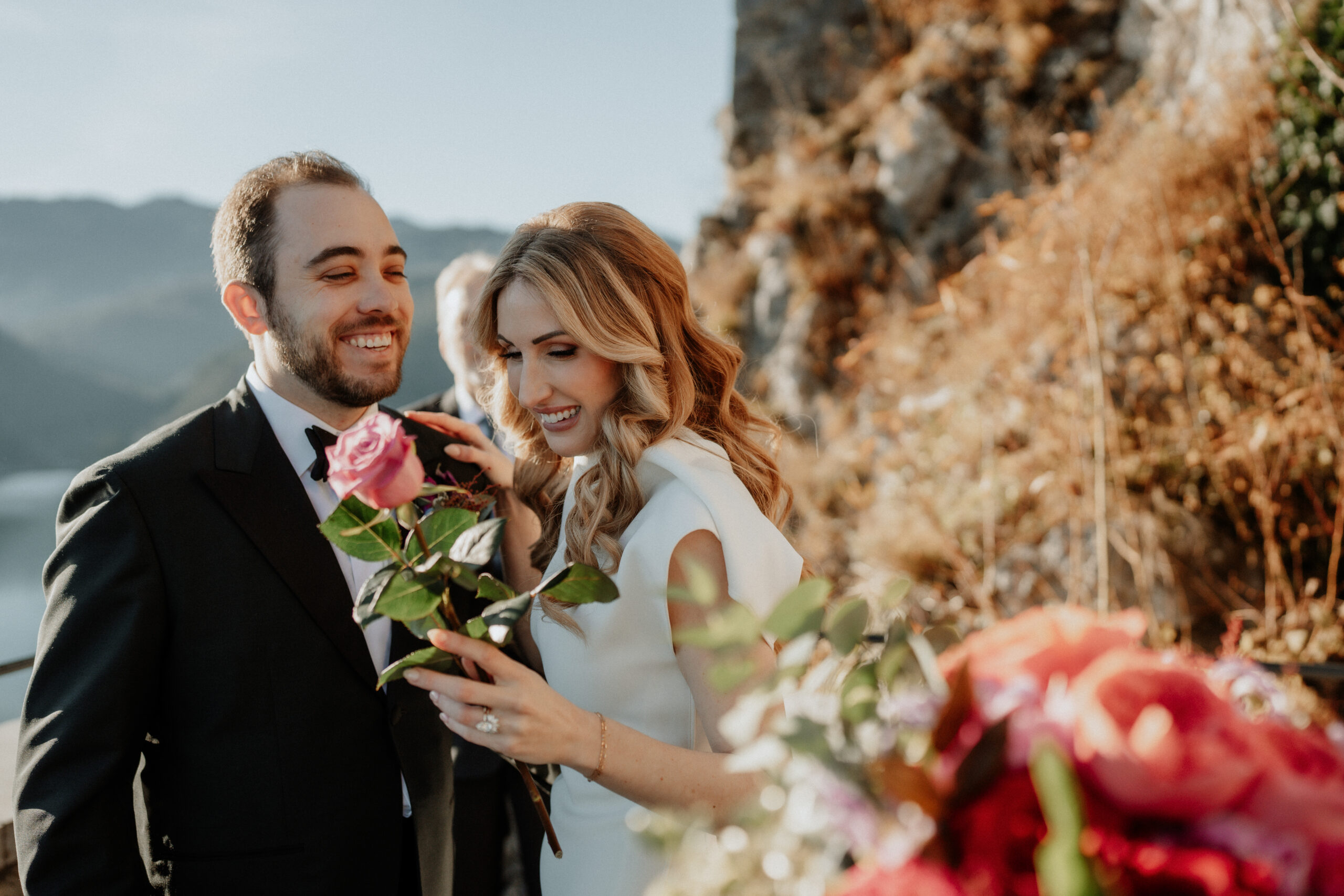 winter wedding in bled