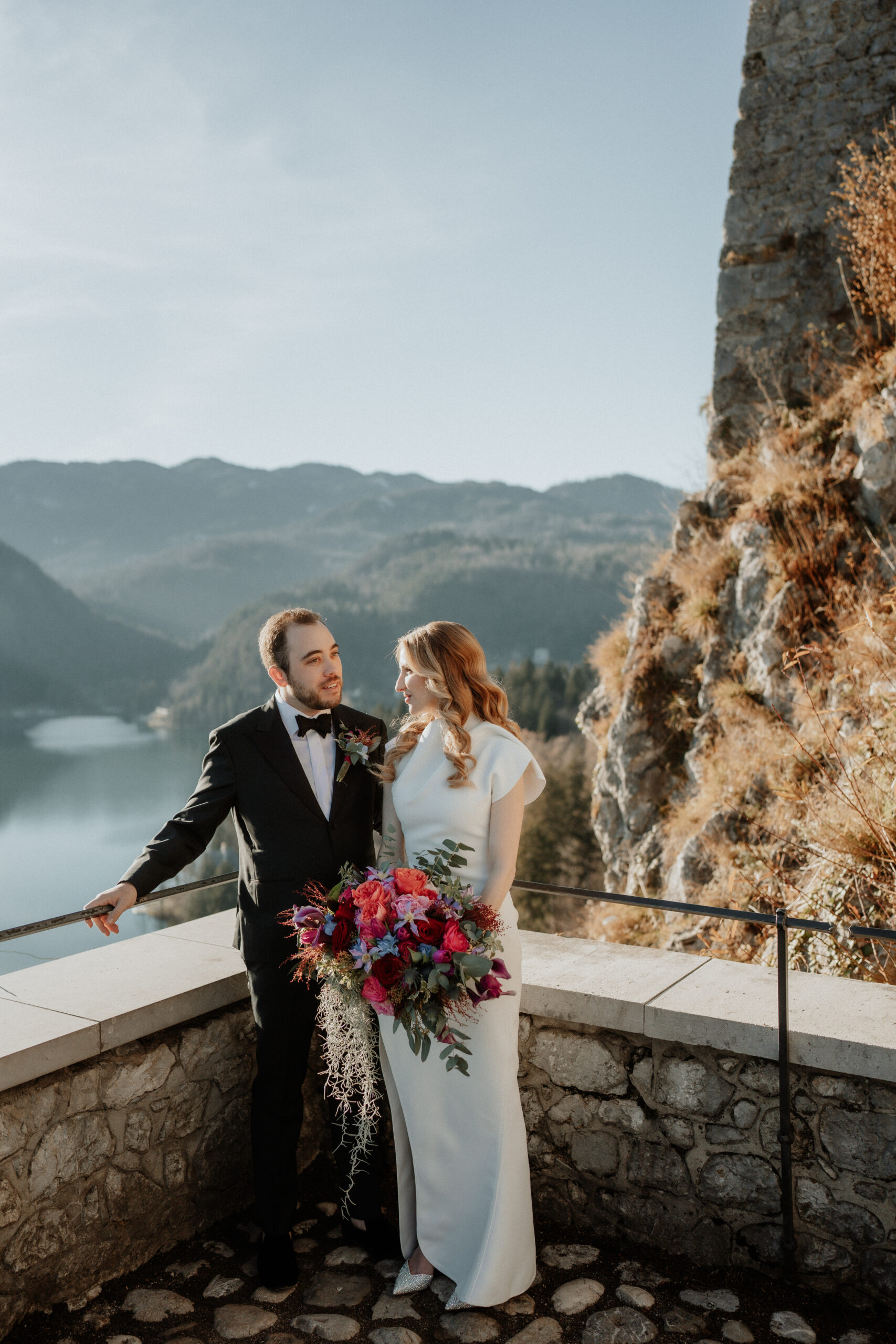 winter wedding in bled