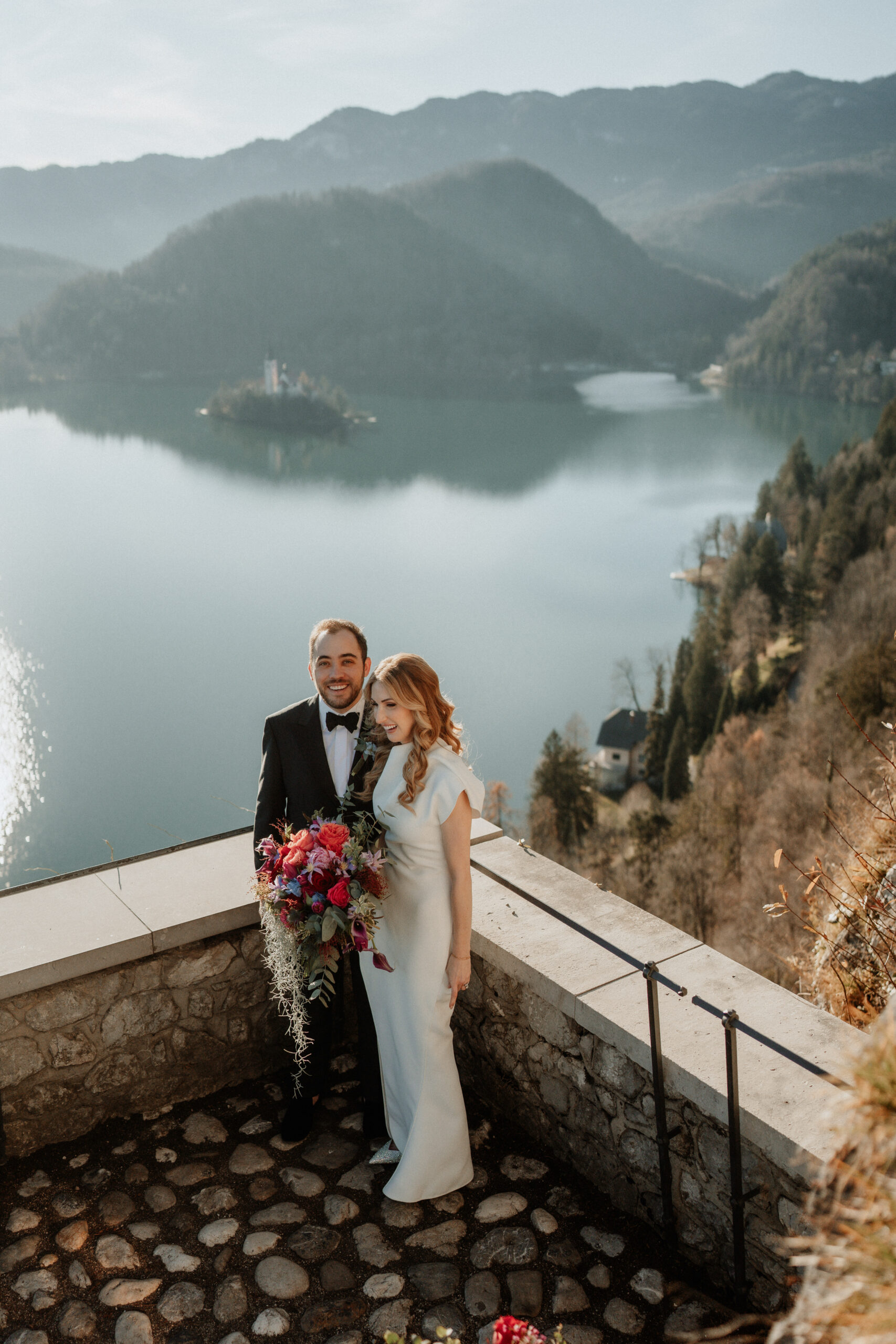 winter wedding in bled