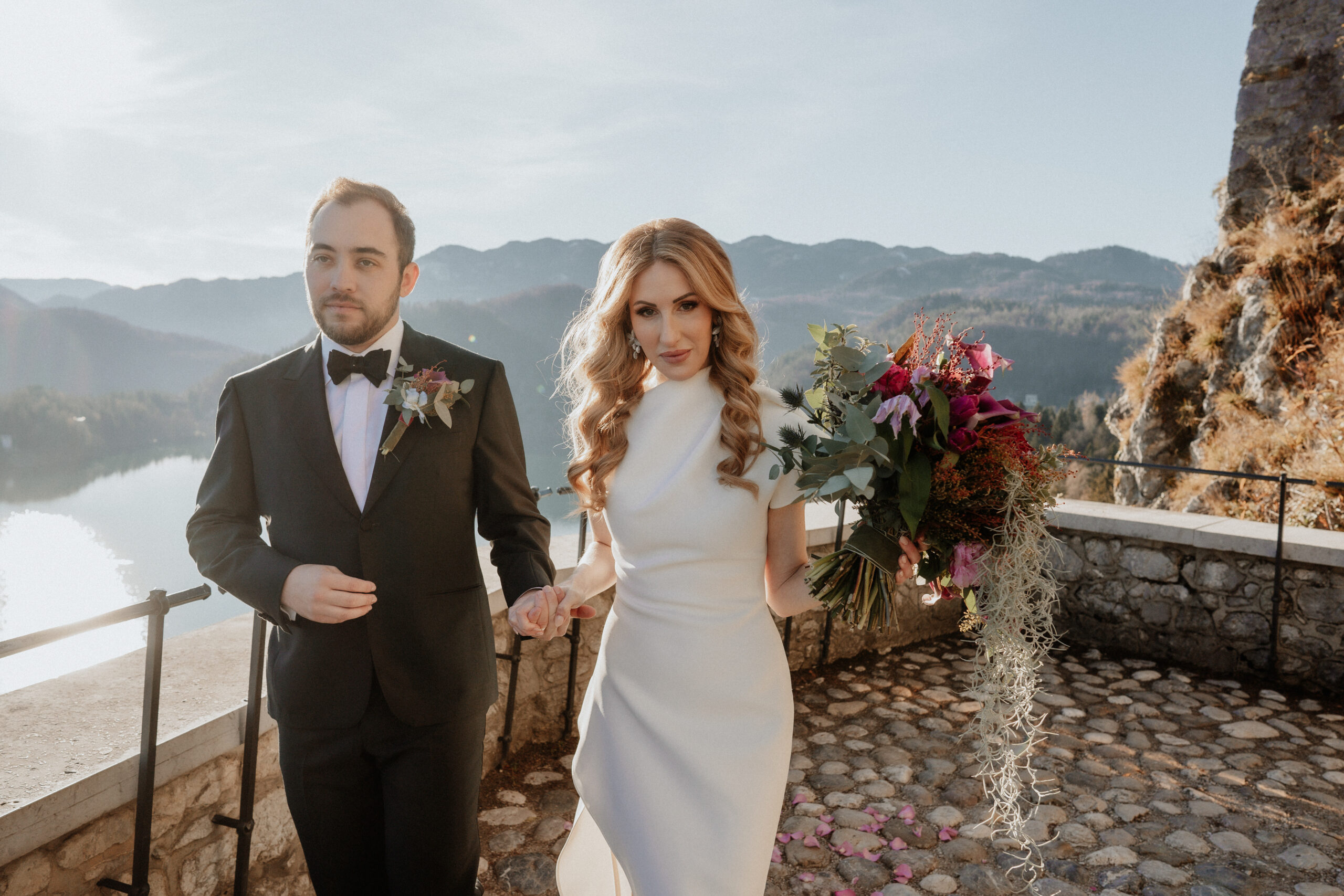 winter wedding in bled