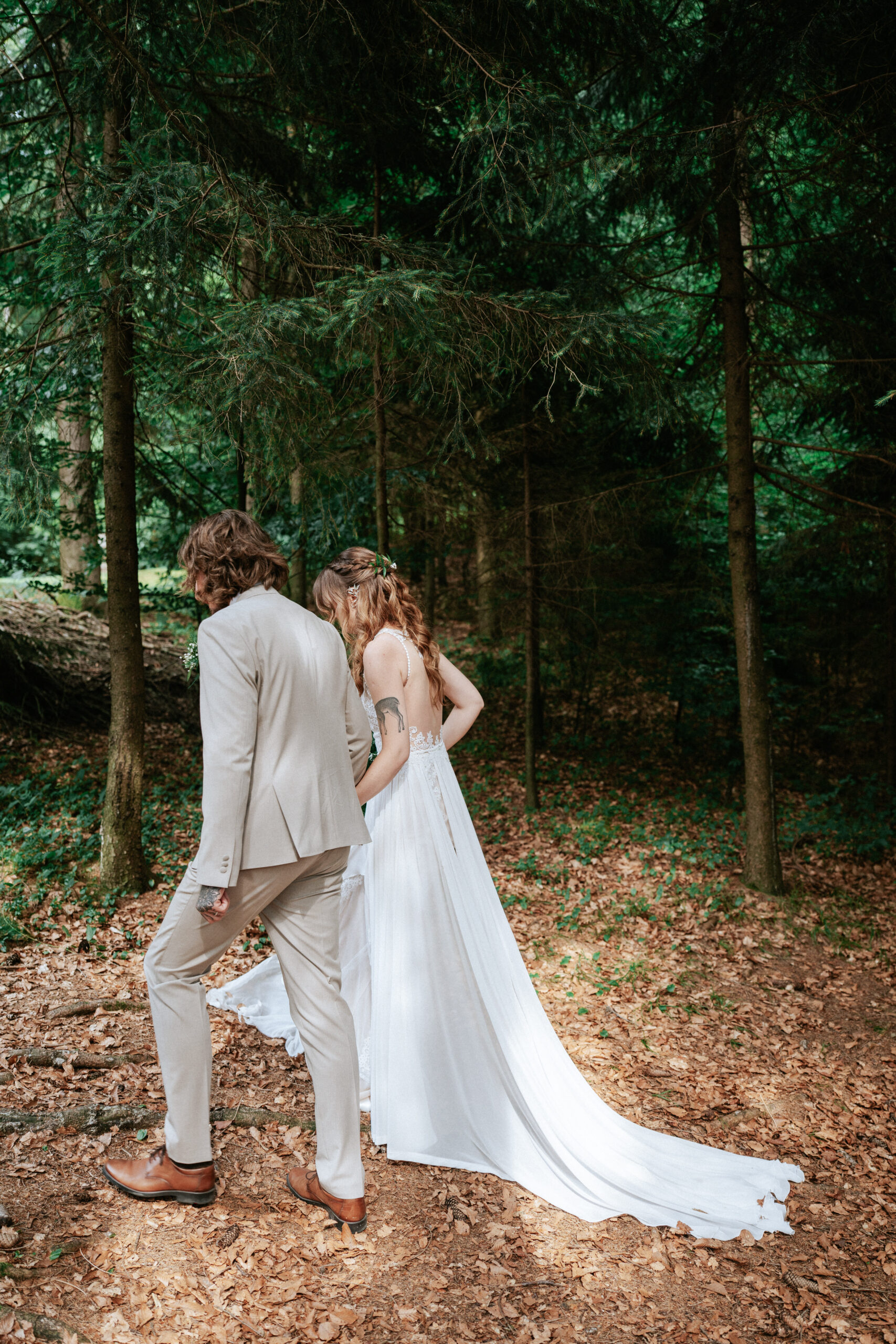 forest wedding in slovenia
