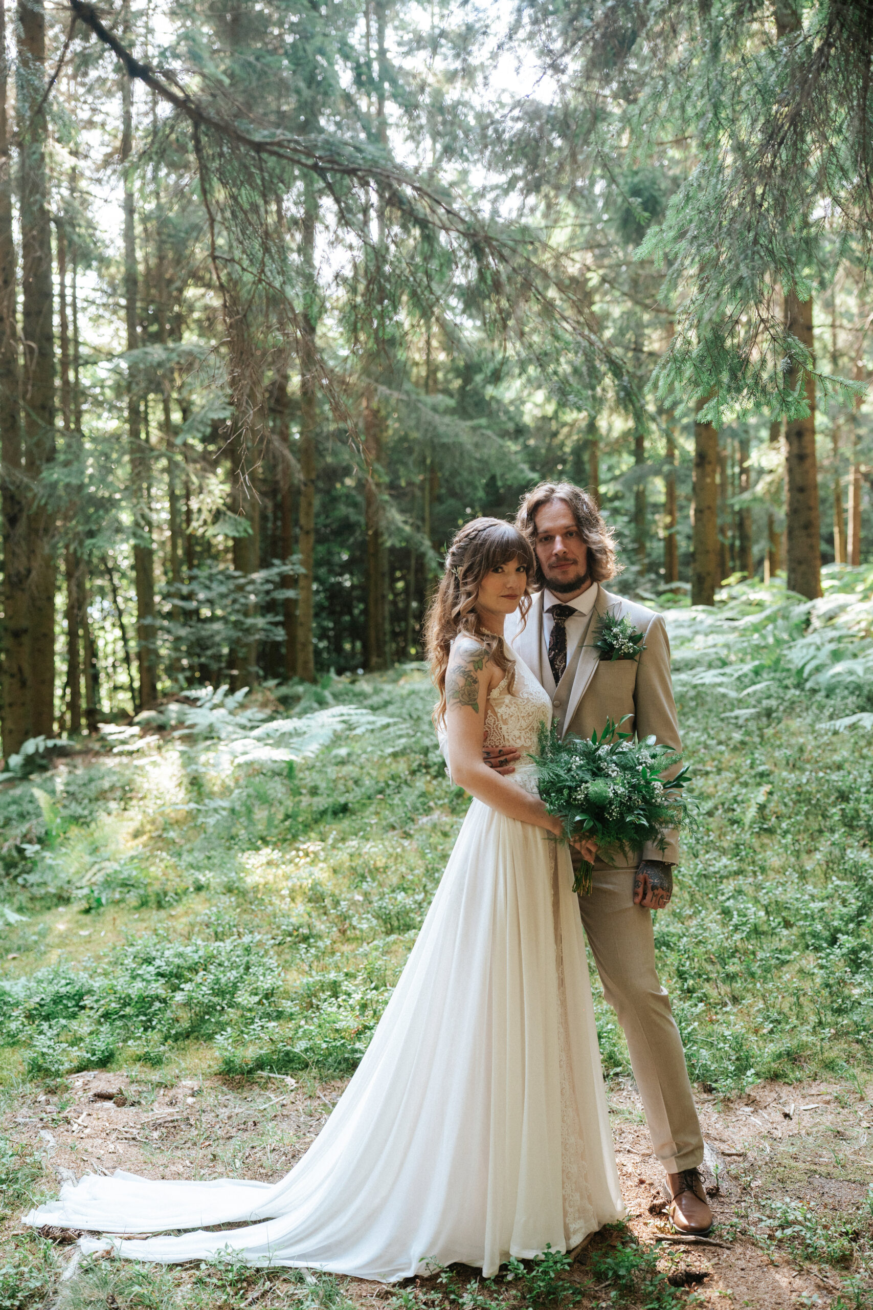 forest wedding in slovenia