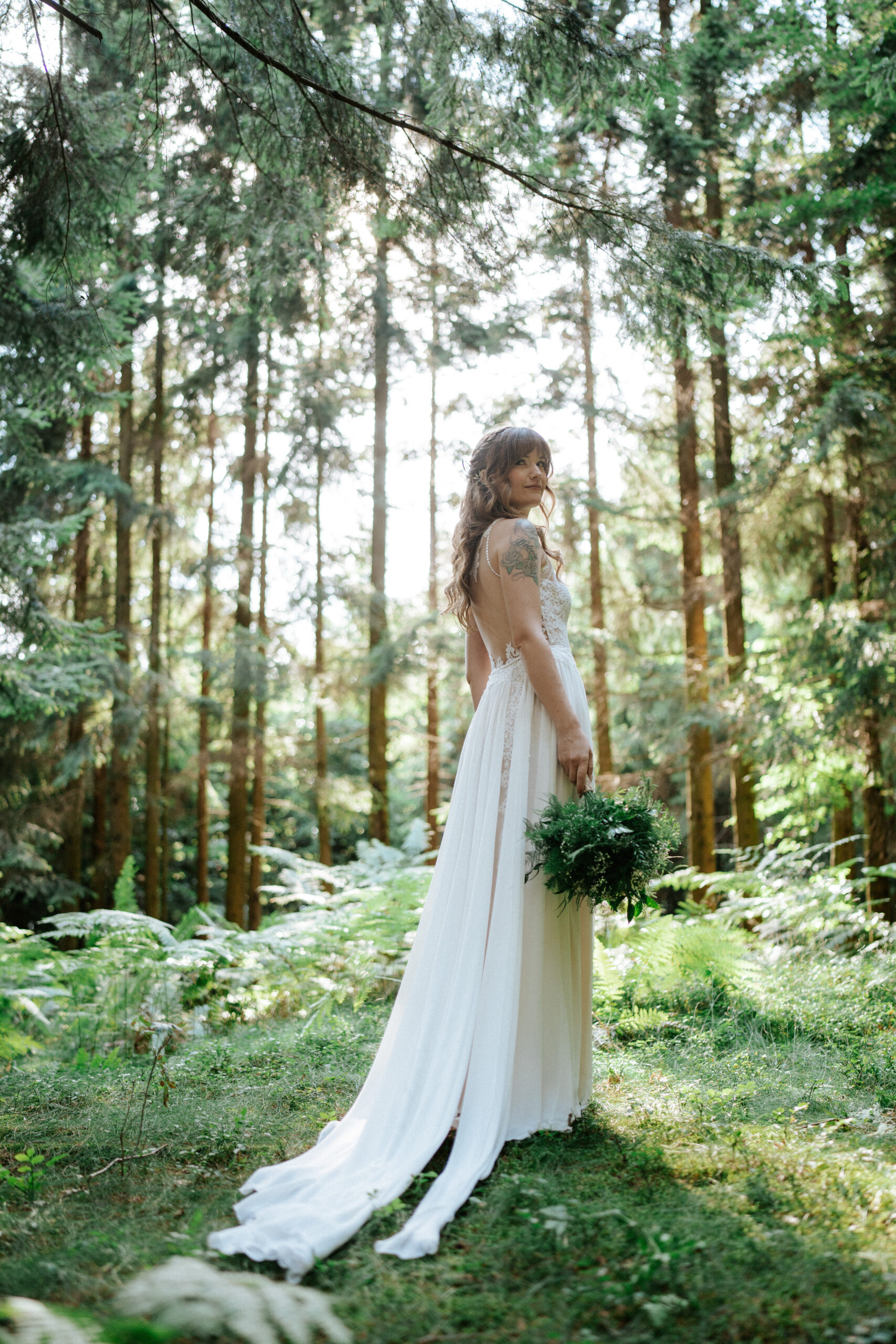forest wedding in slovenia